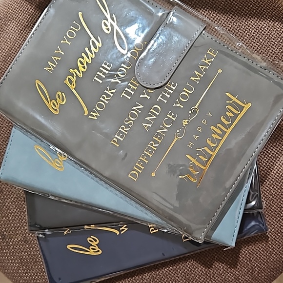 Leathery retirement journal/notebook - Picture 2 of 3